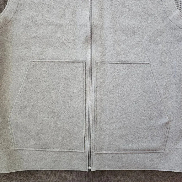 Kenneth Cole Awearness Men's Gray Zip Up Slim Fit Vest Size size XL - Picture 4 of 11